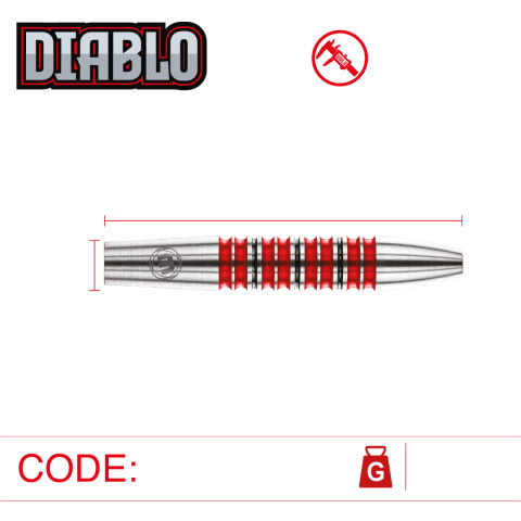 Winmau Diablo Torpedo 90% 24g