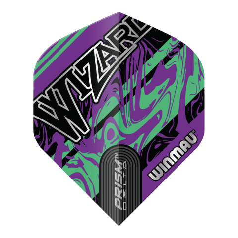 Winmau Simon Whitlock Prism Delta Wizard Purple & Green Flight