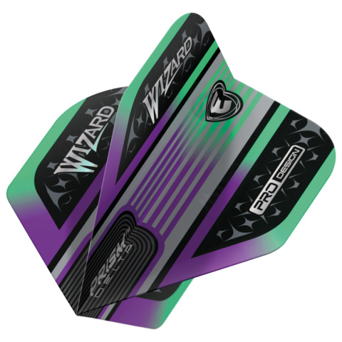 Winmau Simon Whitlock Prism Delta Wizard Rainbow & Silver flight