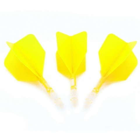 CUESOUL ROST T19 INTEGRATED DART FLIGHTS - Big Wing - Yellow