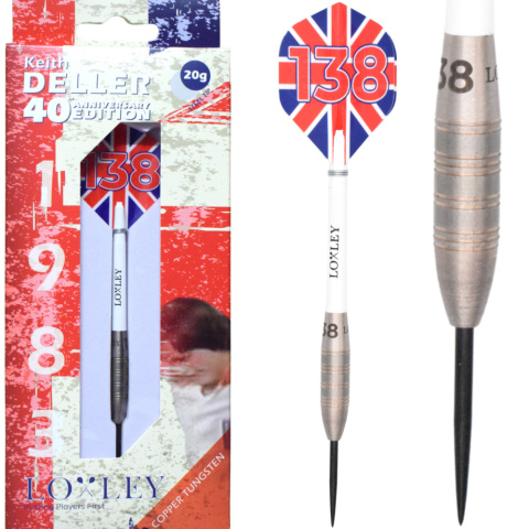 Lotki Loxley Keith Deller 40th Anniversary Edition Darts 90%