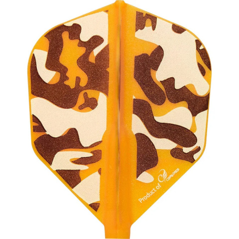 Piórka Cosmo Darts Fit Flight LIQUID CAMO D - DESERT Shape