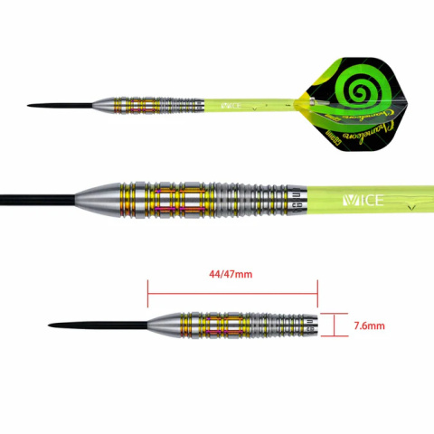 Lotki ONE80 CHAMELEON DARTS - STEEL TIP - EMERALD