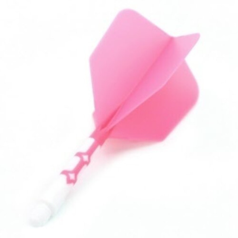 Cuesoul - ROST T19 Integrated Dart Flights - Big Wing - Pink White