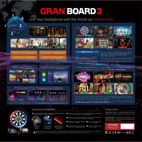 GRANBOARD3s Zielony