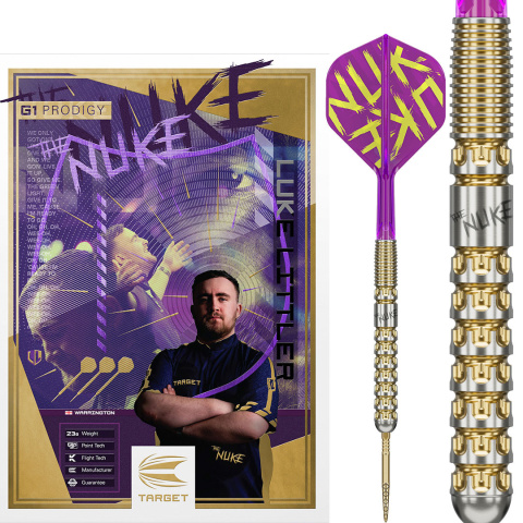 Lotki LUKE LITTLER G1 PRODIGY STEEL TIP DARTS 23g 90%