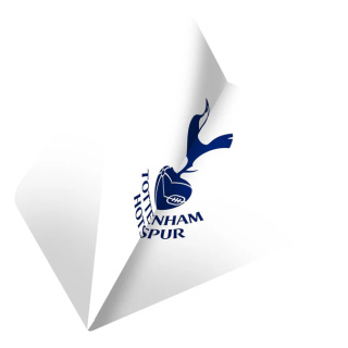 Piórka Tottenham Hotspur Dart Flights White