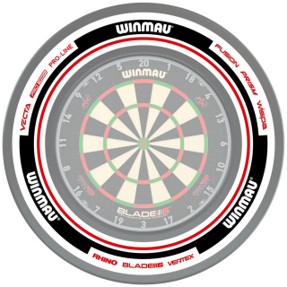 Opona Winmau Advance White Red Surround