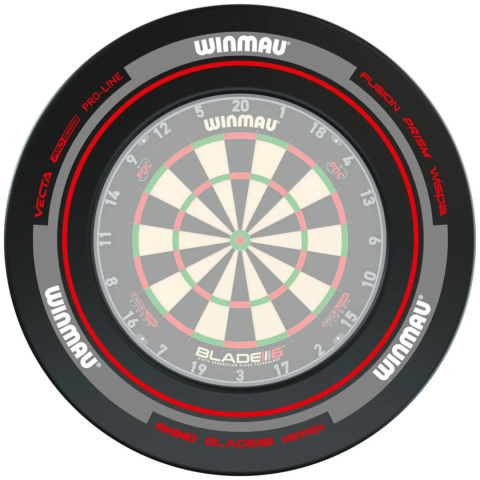 Opona Winmau Advance Black Red Surround