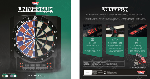 Tarcza elektroniczna Bull's Universum Intro Electronic Dartboard