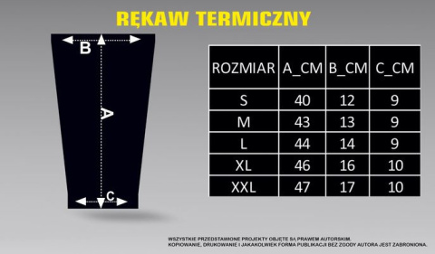 Rękaw elastyczny Baltic Darts ogień