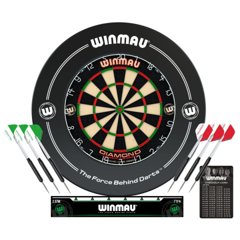 Winmau Diamond Opona ochronna lotki linia zestaw