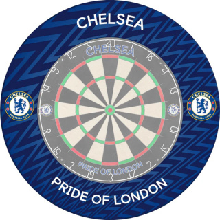 Osłona tarczy Dartboard Surround Official Licensed Chelsea FC ZigZag