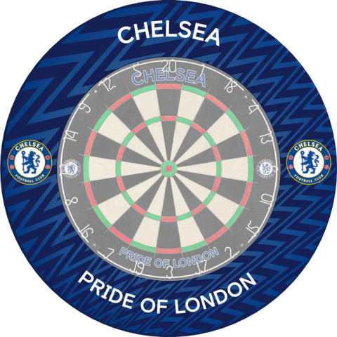 Osłona tarczy Dartboard Surround Official Licensed Chelsea FC ZigZag