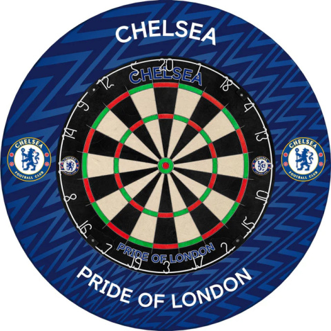 Osłona tarczy Dartboard Surround Official Licensed Chelsea FC ZigZag