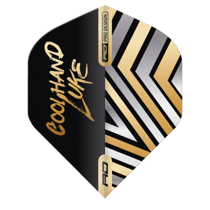 Piórka Luke Humphries Gold Hardcore Premium No2 Dart Flights by Red Dragon