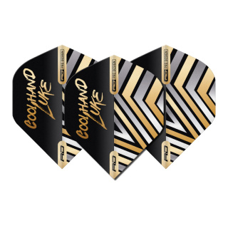 Piórka Luke Humphries Gold Hardcore Premium No1 Dart Flights by Red Dragon