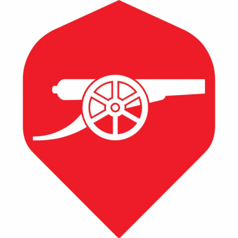 Piórka Arsenal FC Official Licensed Standard No2 The Gunners 2 Sided Mono