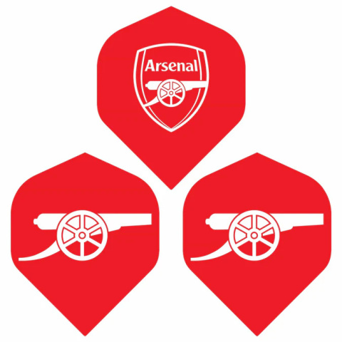 Piórka Arsenal FC Official Licensed Standard No2 The Gunners 2 Sided Mono