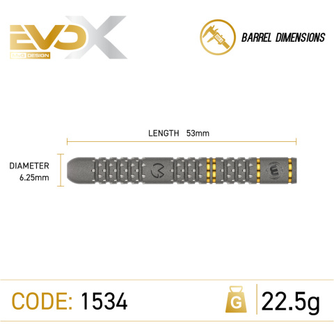 Lotki Winmau MVG Evo-X Michael van Gerwen 90%