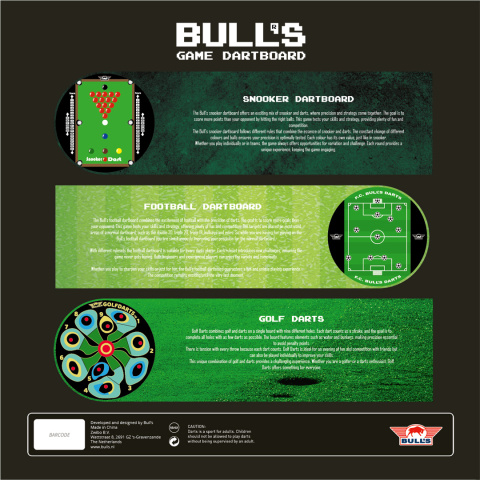 Tarcza Bull's NL Game Dartboard Football