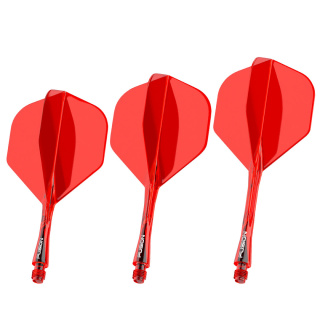 Piórka Winmau Fusion Integrated Flight & Shaft System Fluoro RED