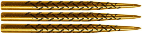 Shot Warrior Gold Titanium Cinder Grip 35mm Points