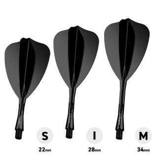 Piórka Winmau Fusion Arrow Black