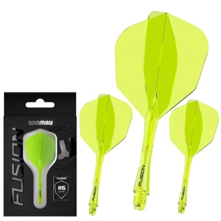 Piórka Winmau Fusion Neon Yellow NO6