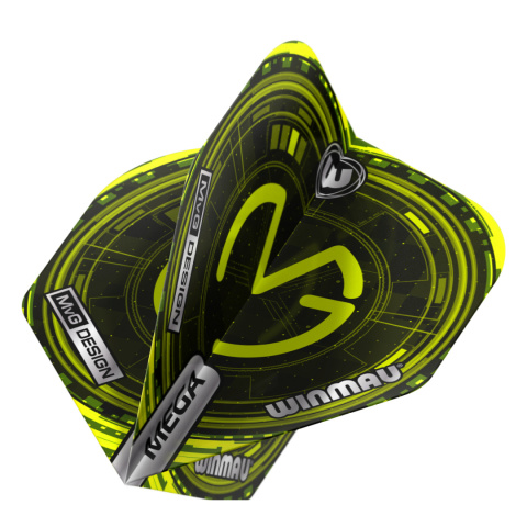 Winmau Mega Standard MVG Logo Tech Green