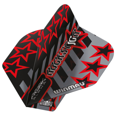 Winmau Prism Alpha Joe Cullen Grey & Black Flight