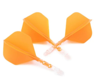 CUESOUL ROST T19 INTEGRATED DART FLIGHTS - BIG STANDARD Orange