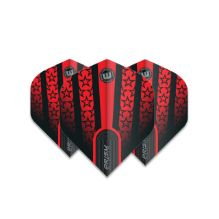 Winmau Prism Alpha Red with Black Stars