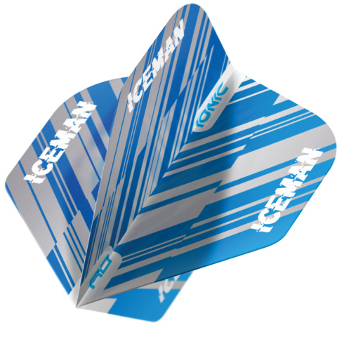 GERWYN PRICE HARDCORE IONIC BLUE & WHITE DART FLIGHTS