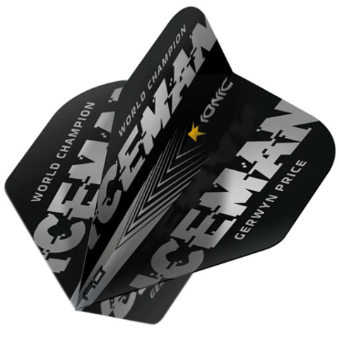 Red Dragon ICEMAN WORLD CHAMPION SILVER EDITION DART FLIGHTS