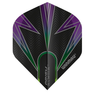 Winmau Prism Alpha Black & Purple