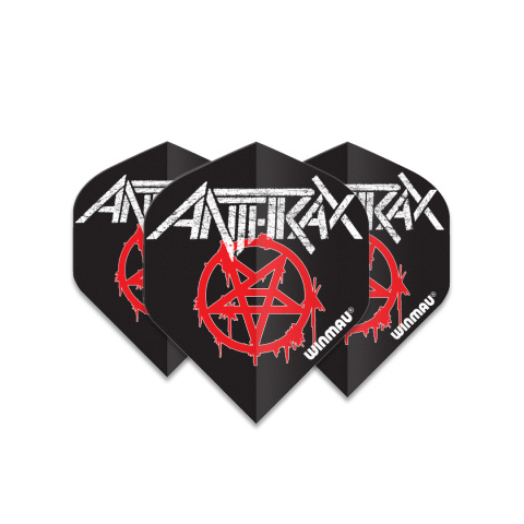 Winmau Rock Legends Anthrax Logo