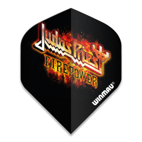 Winmau Rock Legends Judas Priest Flaming Logo