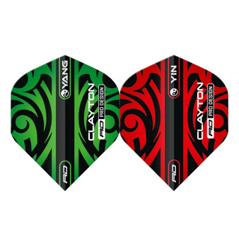 JONNY CLAYTON RED & GREEN YIN YANG STANDARD