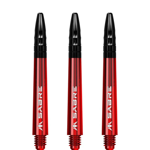 Mission Sabre Shafts - Red - Black Top