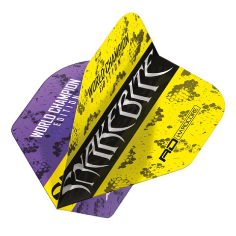 PETER WRIGHT YELLOW & PURPLE YIN YANG STANDARD FLIGHTS