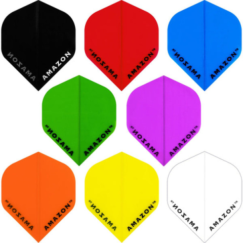 Piórka Amazon Dart Flights 100 Micron Transparent Standard