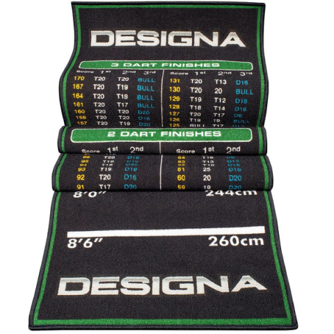 Designa Checkouts Carpet Mat - Non Slip Back - 290cm X 80cm