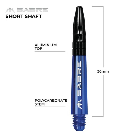 Mission Sabre Shafts - Blue - Black Top