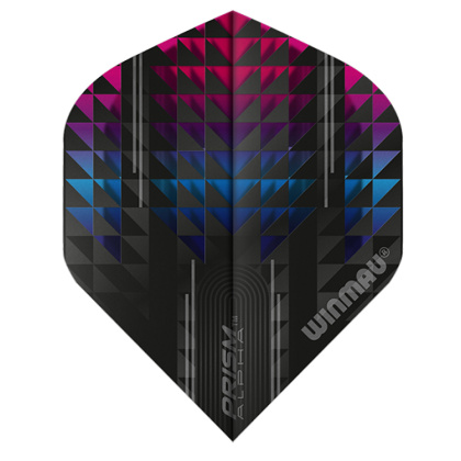 Winmau Prism Alpha Black & Pink